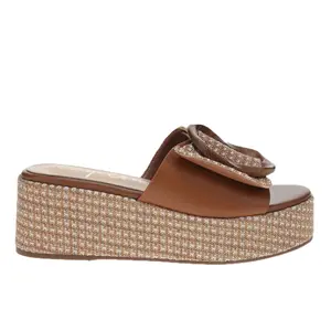 Vintage Havana Womens Janette Casual Sandals Casual Mid Heel 2-3" - Brown