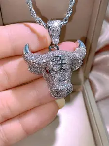 1 PC Luxury Cubic Zirconia Necklace Pendant For Women For Valentine's Day Gift Wedding Engagement Anniversary Party Jewelry