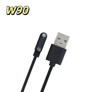 W90 Smartwatch Charging Cable, High-Quality USB Interface, Stable Connection, Efficient Data Transfer, Ideal Power Partner for Smartwatches