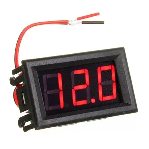 Mini Digital Voltmeter DC 4.5V To 30V Digital Voltmeter Voltage Panel Meter For 6V 12V 24V Electromobile Motorcycle Car Digital Automotive Tester