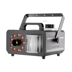 UKING 1200W RGB LED Fog Machine with Remote Control & Magic Ball Light 3-in-1 Smoke and Light Effects for Halloween Christmas and Thanksgiving