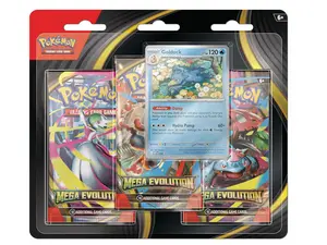 Pokemon TCG Mega Evolution 3-Pack Blister Golduck Promo