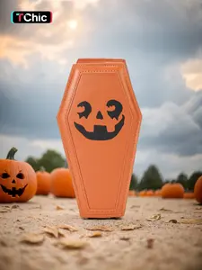Halloween Coffin Clutch, Evening Bag, Holiday Bag with Shoulder Strap Replaceable Shoulder Crossbody Bag for Halloween, Gifts, Parties, etc.