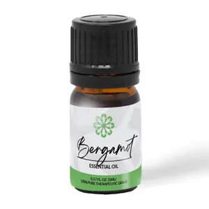 Bergamot Essential Oil 5mL - Pure, Therapeutic Grade Citrus Aromatherapy