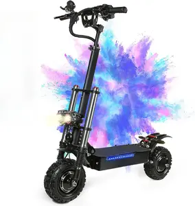 DT-30 MAX High-Speed Electric Scooter 6000W for Adults, 11" Vacuum Off-Road Tires, 60V 38Ah Long-Range Battery, 85KM/H Top Speed, Dual Motor & Dual Disc Brake, IPX5 Waterproof
