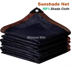 2026 New 90% Shade Cloth for Garden Large Size Durable Mesh Tarp with Grommets Sunblock Net for Patio Plants Greenhouse Outdoor Pergola Sun Shade Netting for Chicken Coop Cover Shaded Canopy Sunshade Canopy
