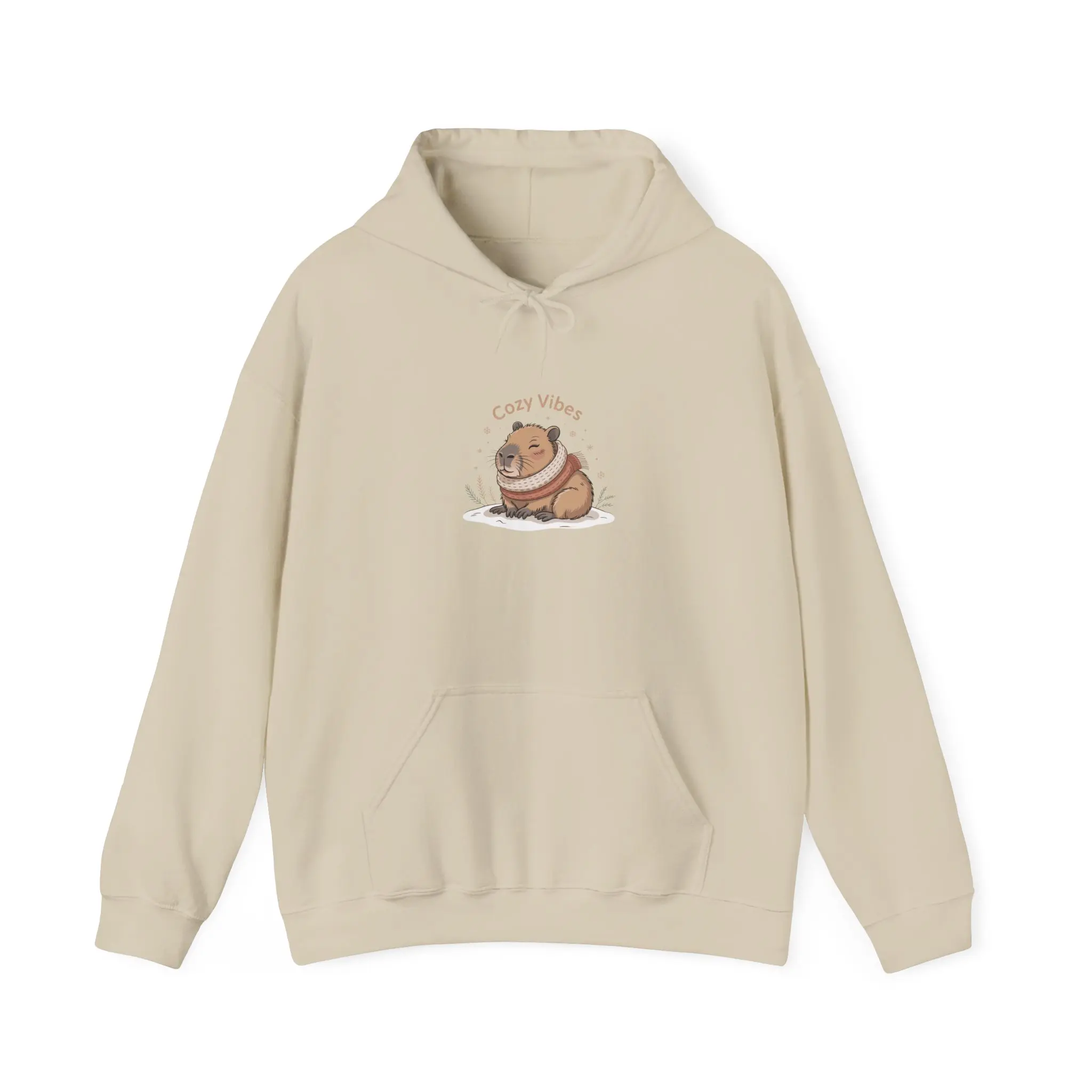 Cozy Capybara Hoodie | capybara in hot springs, cozy animal merch