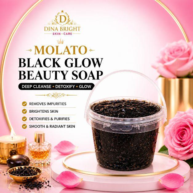 MOLATO BLACK GLOW CLEAN SKIN BAR.