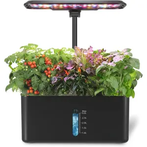Hydroponics Growing System Garden: 8 Pods Indoor  Garden with Grow Light  Germination Kit Quiet Automatic Hydroponic Height Adjustable - Gardening Gifts for Women Kitchen