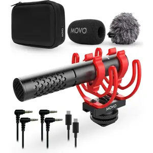 X1-Mini | Mini Supercardoid Video Microphone | Movo Audio Smartphone