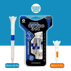 Hoyeon Golf Tees Set, Plastic Mixed Tees Long and Short Combination, Durable Golf Accessories, Perfect for All Skill Levels
