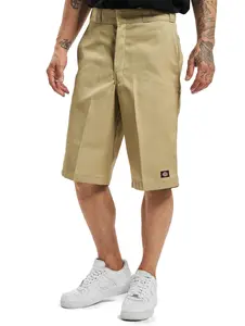 Dickies mens Dickies Men's 13 Inch Loose Fit Multi-pocket Short work utility pants, Khaki, 42 US