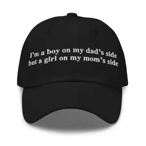 Boy on My Dad's Girl on My Mom's hat