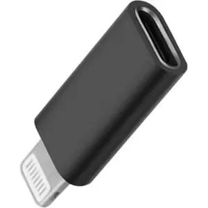 212 MAIN USB 3.1 Type-C Male-to-Female Reversible Connector Plug - Black, for Mobile Device Charging, Syncing; Lightning Device Compatible