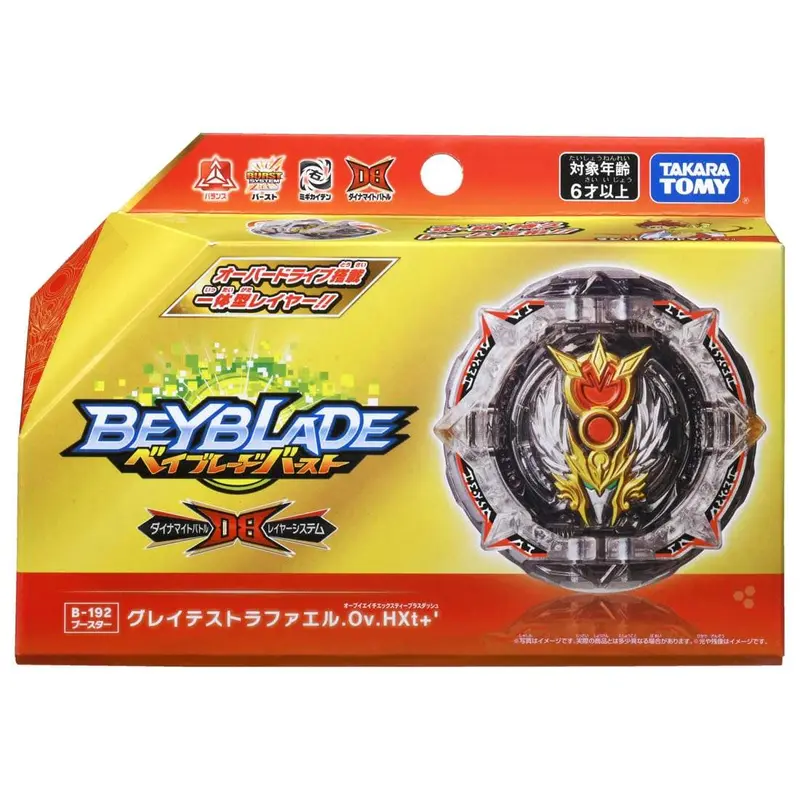 TAKARA TOMY Greatest Raphael / Glory Regnar .Ov.HXt+' Burst DB Beyblade B-192