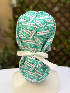 Hey Anesthesia Ponytail Scrub Cap