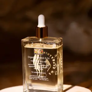 100% Pure Organic Vitamin E Oil -Cold-Pressed for Hair, Antioxidant-Rich Formula,Face, Body Hair  DIY Skincare Blends