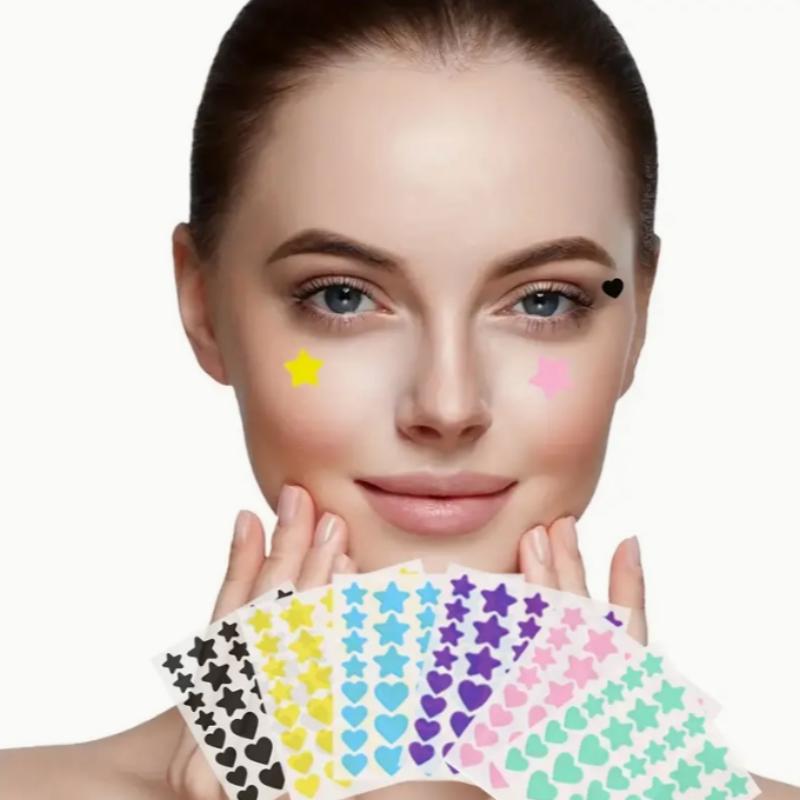 Pimple Patches for Face Hydrocolloid Acne Patches Star Zit Covers Spot Stickers Mild and non-irritating Patches 3 Sizes (10mm,12mm&14mm)
