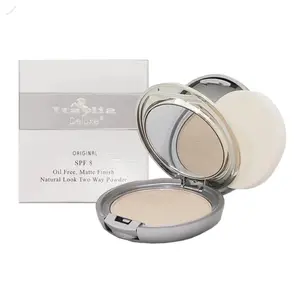 Italia Deluxe Silver Pressed Foundation Powder Spf 15 Setting Powder halo glow