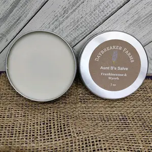 Daybreaker Farms Aunt B's Salve Frankincense & Myrrh 2 oz Natural Healing Balm