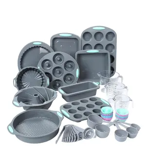 Silicone Bakeware Set Silicone Cake Molds Set For Baking, Including Baking Pan, Cake Mold, Cake Pan, Toast Mold, Muffin Pan, Donut Pan, And Cupcake Mold Silicone Baking Cups Set