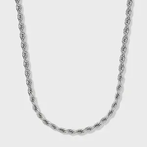 Rope Chain (Silver) - 4mm