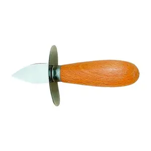 Varnished Guarded Oyster Knife - Deglon