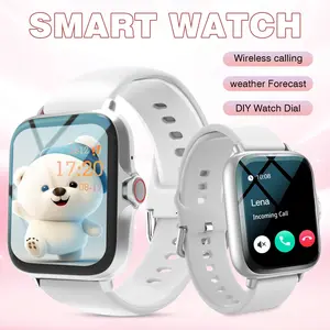 2026 HD Smartwatch, 1.83, Inch Wireless Calling, Alarm, Message Alerts, Sports Mode, Music Control, Android & iOS Compatible, Unisex Design