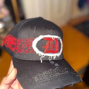 Dandy Hats x Fuerza Regida Distressed Red