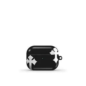 Chrome Cross AirPods Case, Gothic Cross Case Cover For Airpods Gen 1 2 3 4, Airpods Pro 1 2 3