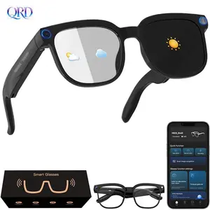 4GB Ai Smart Glasses, Multifunctional Smart Glasses, Wearable Smart Glasses, AI Glasses with Camera, 8mp Camera, Bluetooth-compatible, Translation, Photochromic Lenses, Touch Control, Voice Assistant, Recording & Video, 4GB Memory