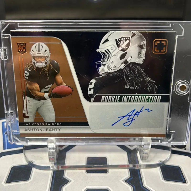 2025 Panini PhotoGenic Ashton Jeanty Rookie Introduction Signatures RC Auto #14