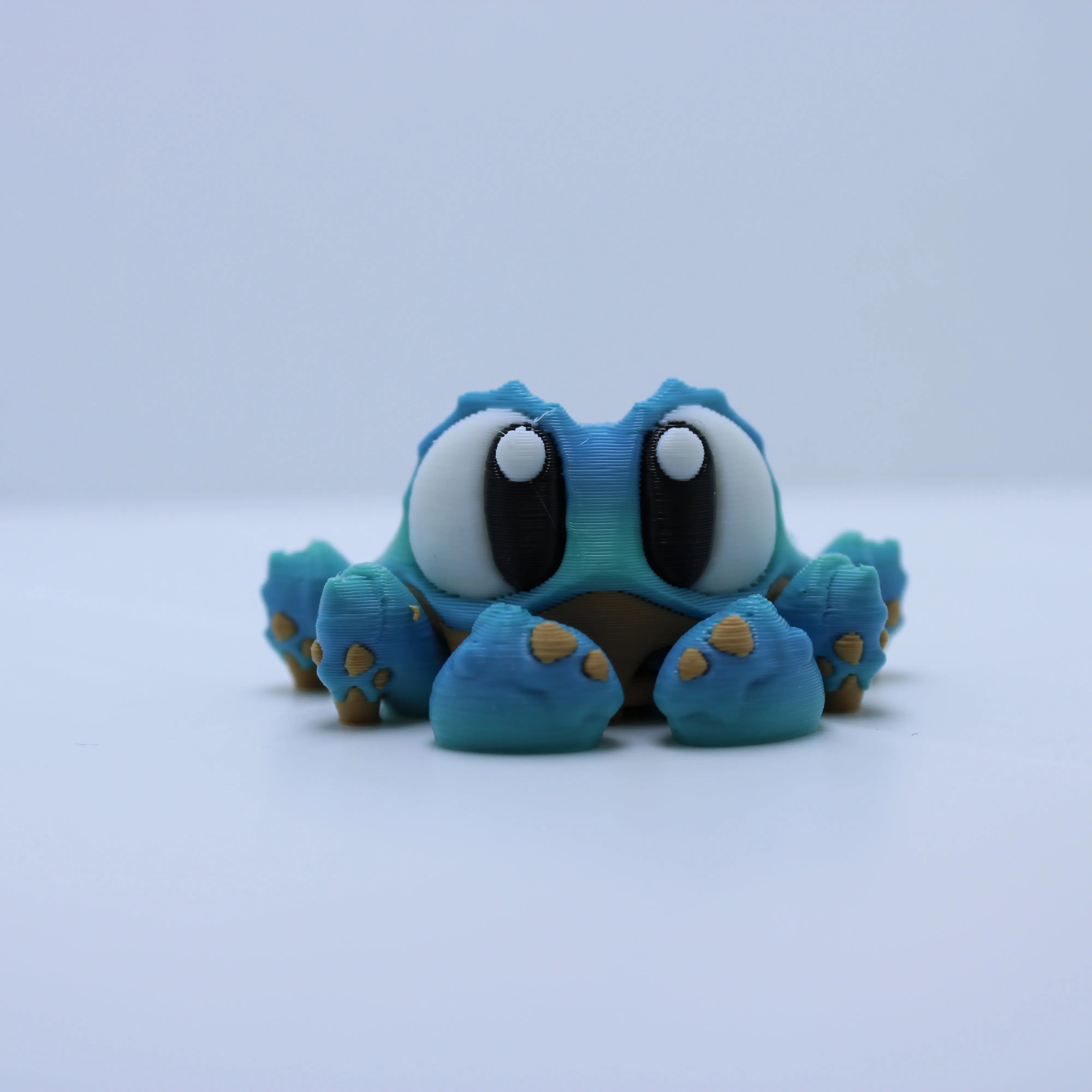 "Buster" the Small Blue Crab - 3D printed desk buddy & keychain