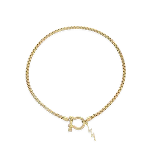 HERRADURA THUNDER NECKLACE - GOLD