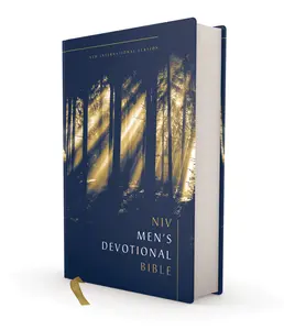 NIV, Men's Devotional Bible (By Men, for Men), Hardcover, Comfort Print by Zondervan [Hardback Book]