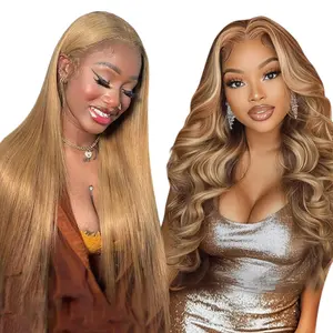 [Blend] Lace Front Wig Deal: Buy 1 Get 1 Free | 180% Density, Transparent Lace, Blended Hair (Human Hair + Synthetic Fiber) #SummerVibes
