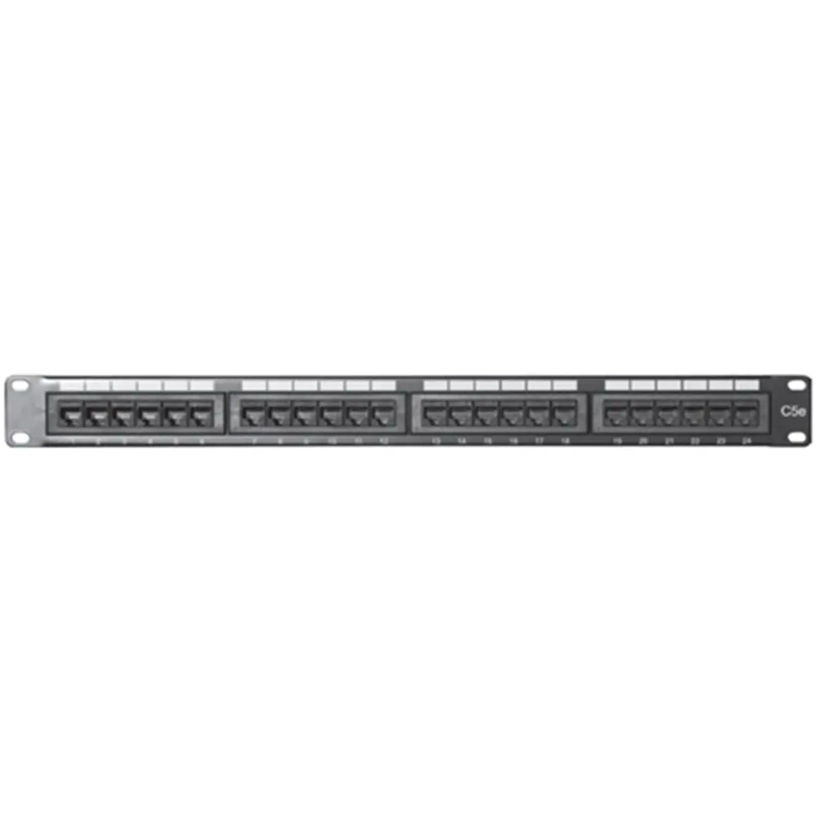 Comprehensive PP24P6 24-Port Cat6 Patch Panel with 568b Wiring, Color Coded TIA/EIA 568a, Easy Installation, Gold Plated Contacts, High Speed Transmissions (Network Components for Computers & Office Equipment), Equipment Rack Mountable, Sturdy Aluminum Pl