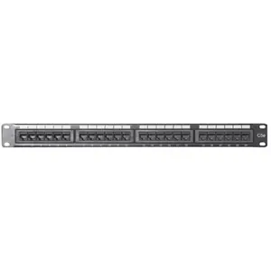 Comprehensive PP24P6 24-Port Cat6 Patch Panel with 568b Wiring, Color Coded TIA/EIA 568a, Easy Installation, Gold Plated Contacts, High Speed Transmissions (Network Components for Computers & Office Equipment)