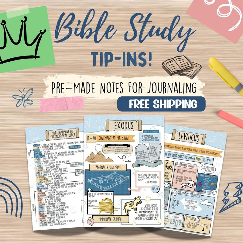 Scribble and Scripture The Bible Made Simple Bible Tip Ins 75 Premium ...