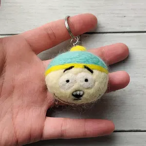 010 - Handmade Needlefelt Keychain
