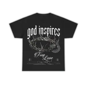 Crown of Thorns Mens Short Sleeve T-Shirts, Graphic Tee, Cotton Shirts, Jesus Tshirt, Streetwear, Gym Tee, men gifts, Machine Washable