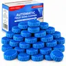 Tank-Only Non-Bleach Wet-Activated Toilet Bowl Cleaners - Auto-Cleans Every Flush, Soluble Film, Residue-Free, Deodorizing, Stain-Resistant, Safe & Effective Household Packets, Light Blue Cleaning Water, 7-10 Days Use, Home Cleaning Supplies