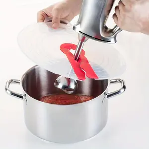 Mixing Bowl Splatter Cover, Non-slip Mixing Bowl Splash-proof Guard, Egg Beater Cover, Kitchen Baking Tool for Egg Whisk, Baking Utensils for Home Kitchen [only Cover, No Bowl]