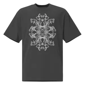 ETERNAL ENTANGLEMENT Oversized faded t-shirt DARK