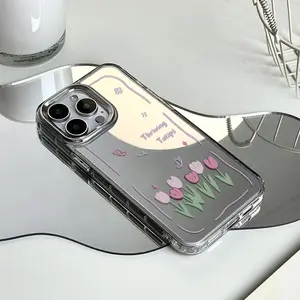 cute girly iphone cases flaunt phone case Smooth mirror phone case for iPhone iphone 16 15 14 13 12 11 pro max XR XS MAX PLUS 16E shell shockproof cosmetic mirror protective cover couple casing Protection Protector Cellphone Smartphone mirror phone case