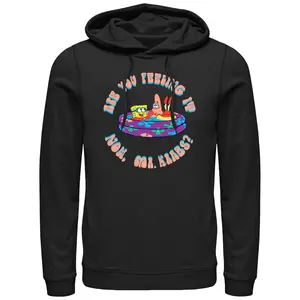 Men's SpongeBob SquarePants Are You Feeling It Now, Mr. Krabs? Pull Over Hoodie