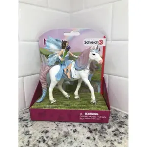 212 MAIN Schleich North America 107073 Fairy & Unicorn Collectibles Set, Authentic Detail Fairy Figure Imaginative Play Toy for Farm Animal & Poultry Supplies Enthusiasts