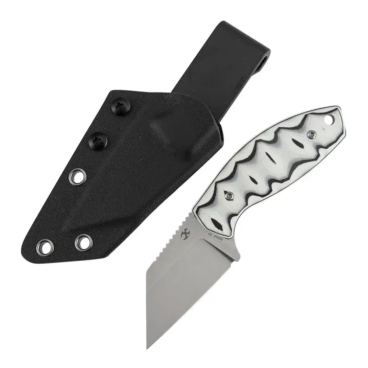 KANSEPT Siafu | Fixed Blade | 2.41" D2 | Micarta/G10 | Dirk Pinkerton Design | G016Series