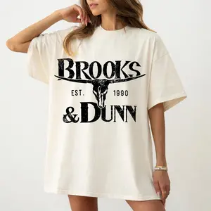 Comfort Colors Brooks and Dunn Shirt Vintage Country Western Unisex Music Fan Gift