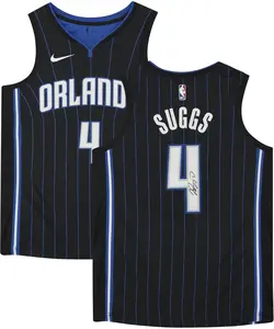 Jalen Suggs Orlando Magic Autographed Black Nike 2021-22 Icon Swingman Jersey - Fanatics Authentic Certified
